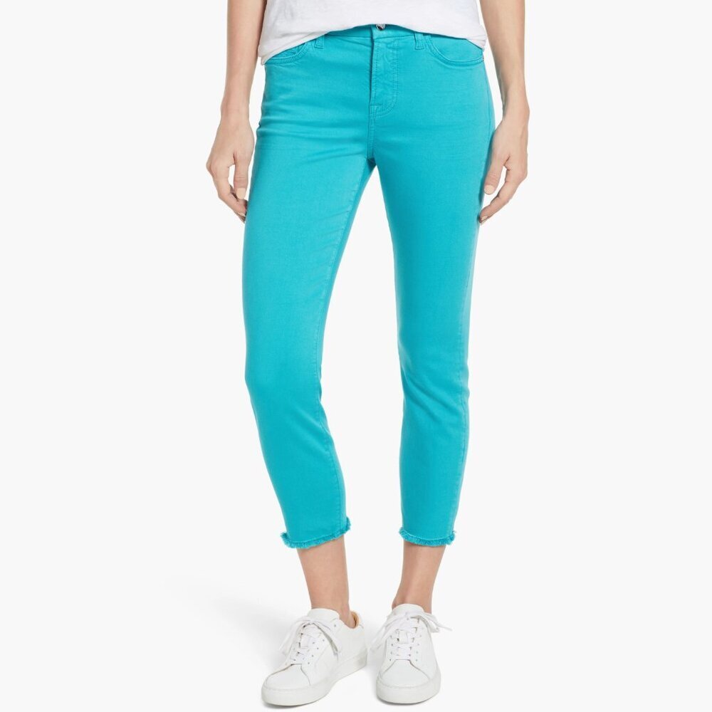NWT - JEN7 by 7 For All Mankind - Fray Hem Crop Skinny - Size 6
